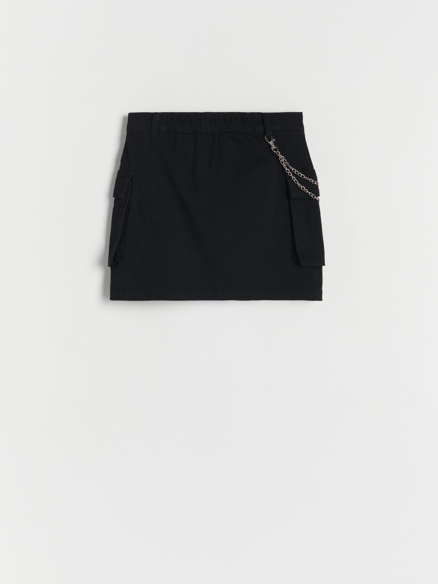 Skirt with pockets - black - RESERVED - 3