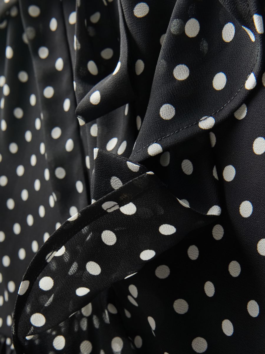 Wickelkleid in Minilänge - schwarz - RESERVED - 5