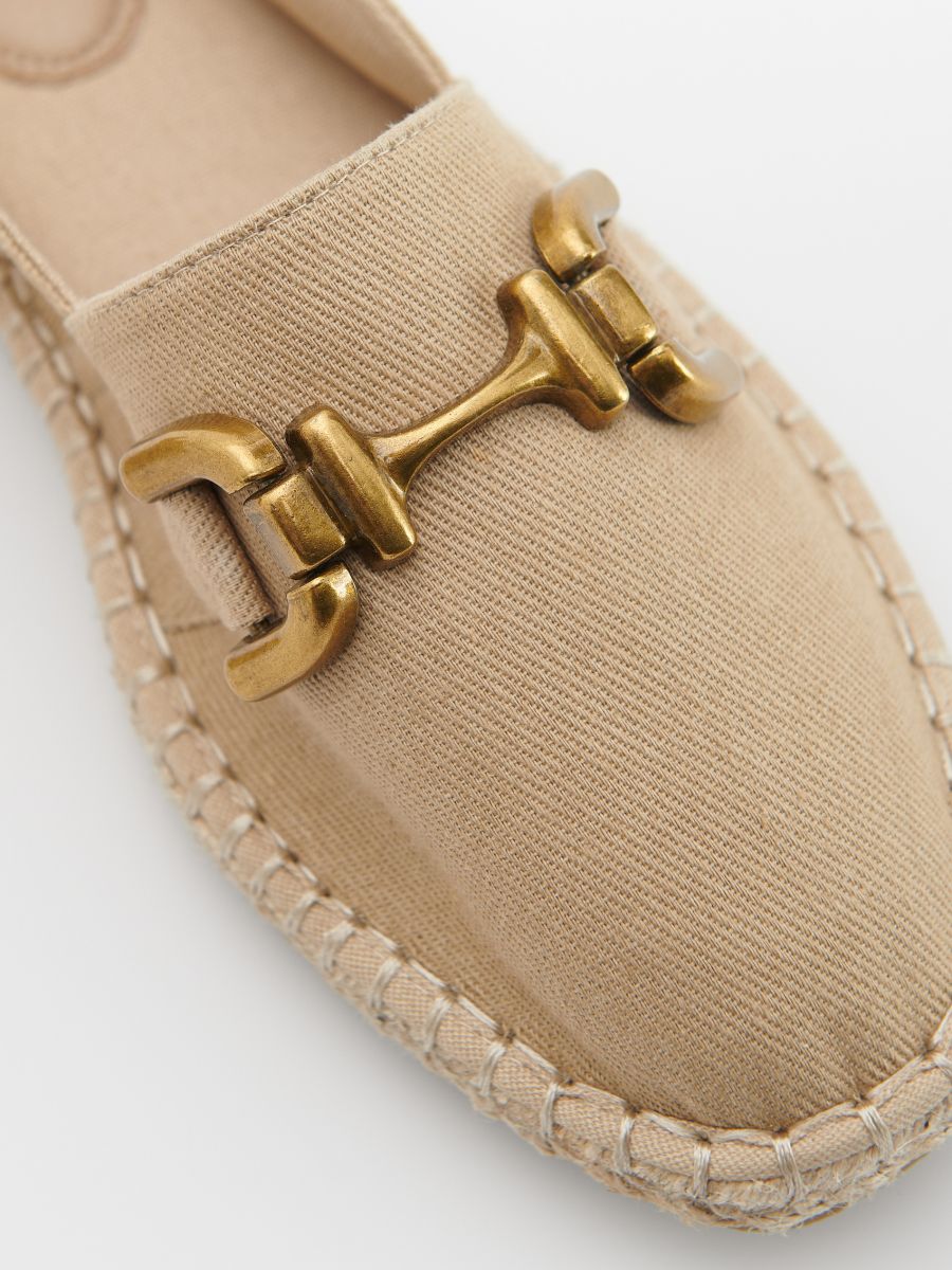 LADIES` SLIDES - beige - RESERVED - 3