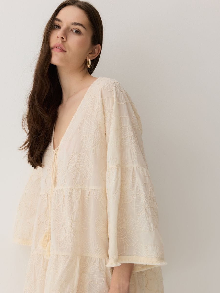 LADIES` PONCHO - nude - RESERVED - 3