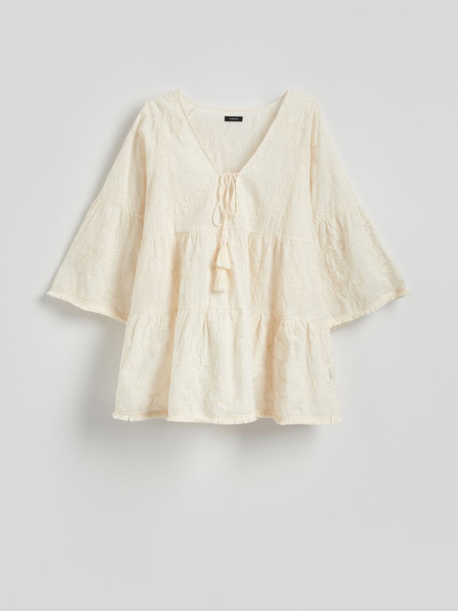 LADIES` PONCHO - nude - RESERVED - 5