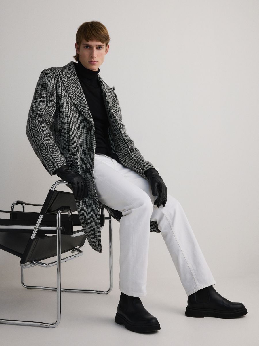 Gants en cuir - noir - RESERVED - 4