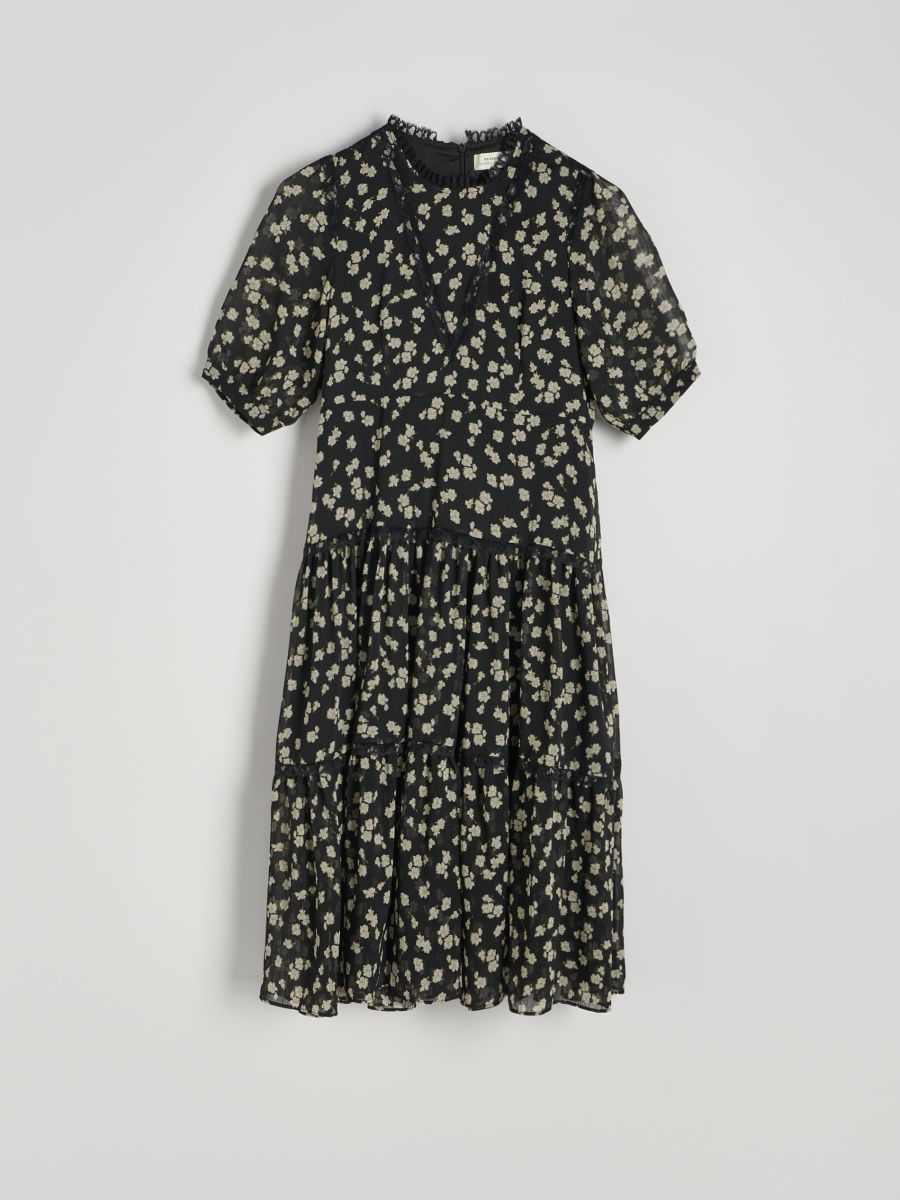 Patterned midi dress - multicolor - RESERVED - 5