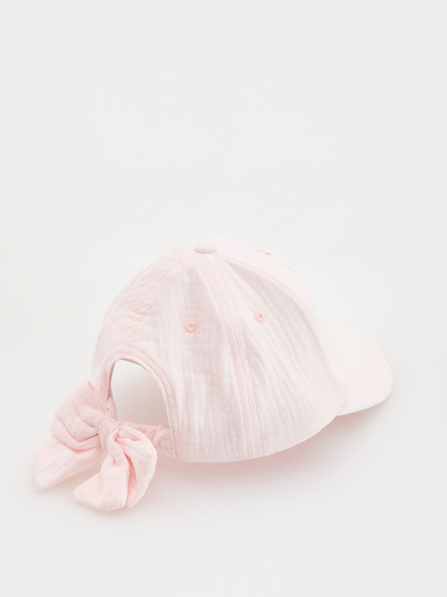 Kačket s vezom - pastelno pink  - RESERVED - 3