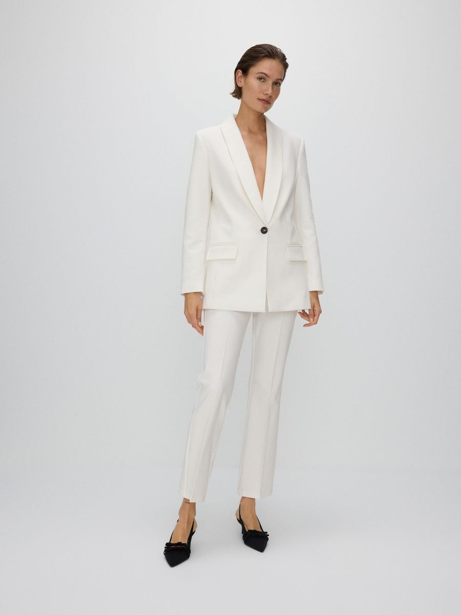 Blazer white colour on sale