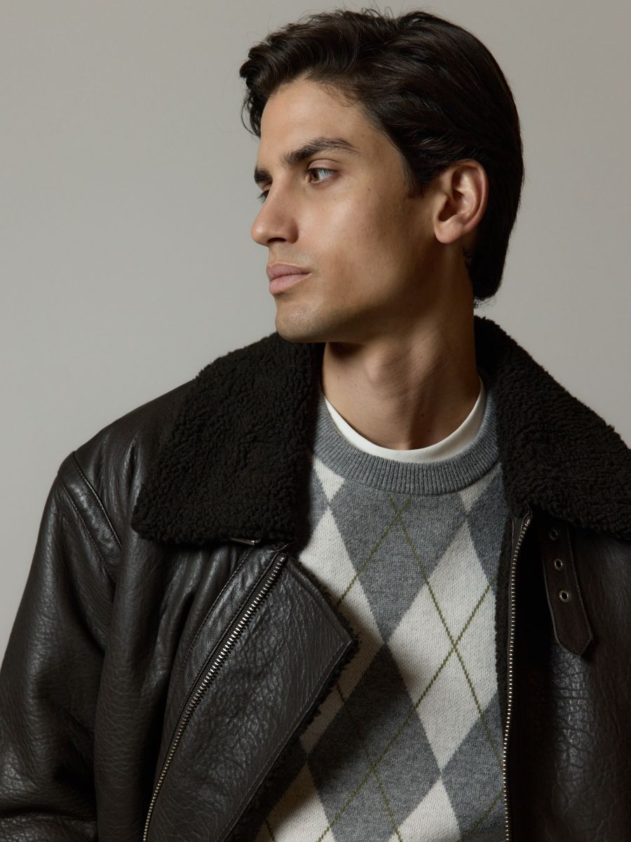 Jumper with wool blend - mid grey - RESERVED - 2