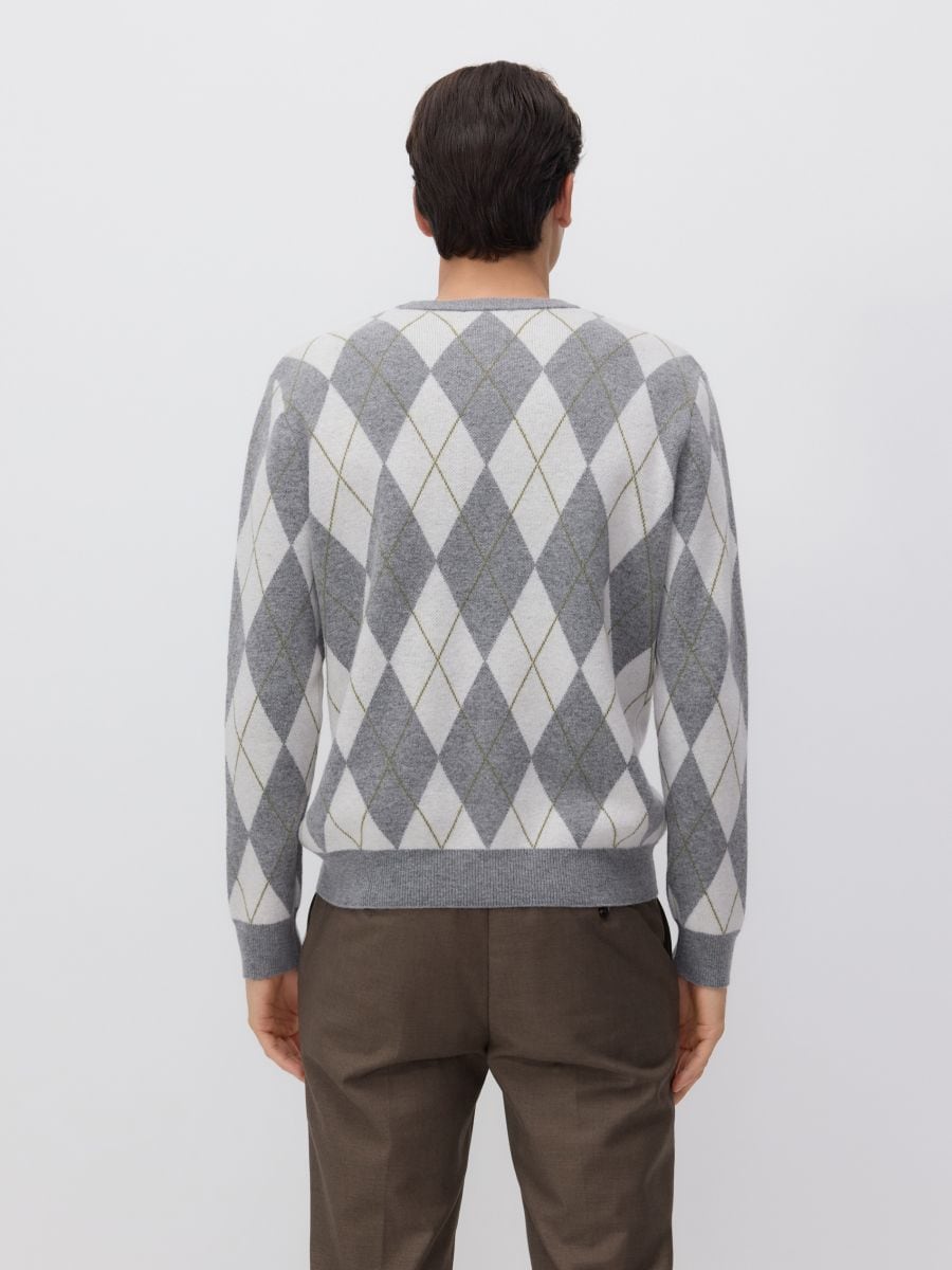 Jumper with wool blend - mid grey - RESERVED - 5