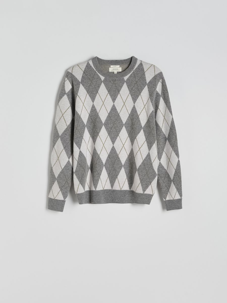 Jumper with wool blend - mid grey - RESERVED - 6