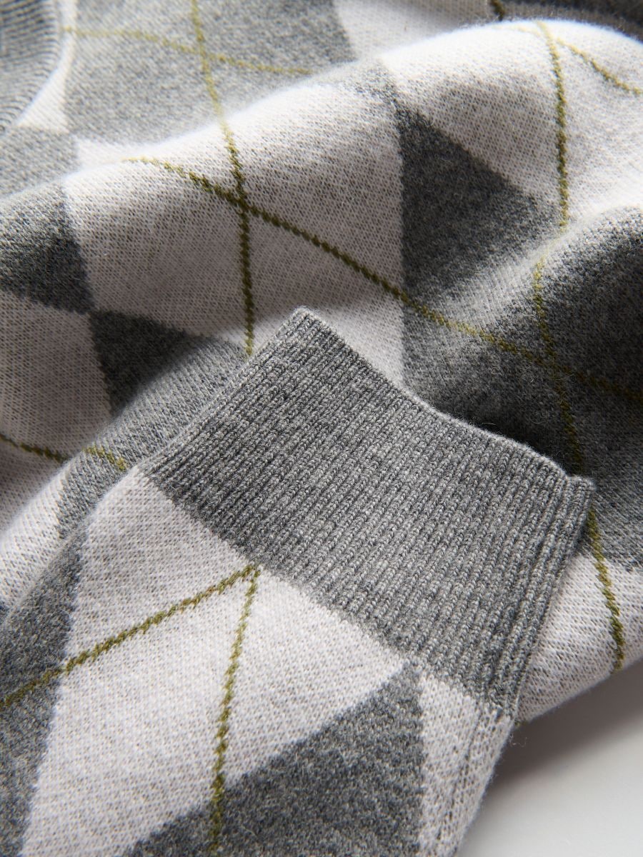 Jumper with wool blend - mid grey - RESERVED - 2