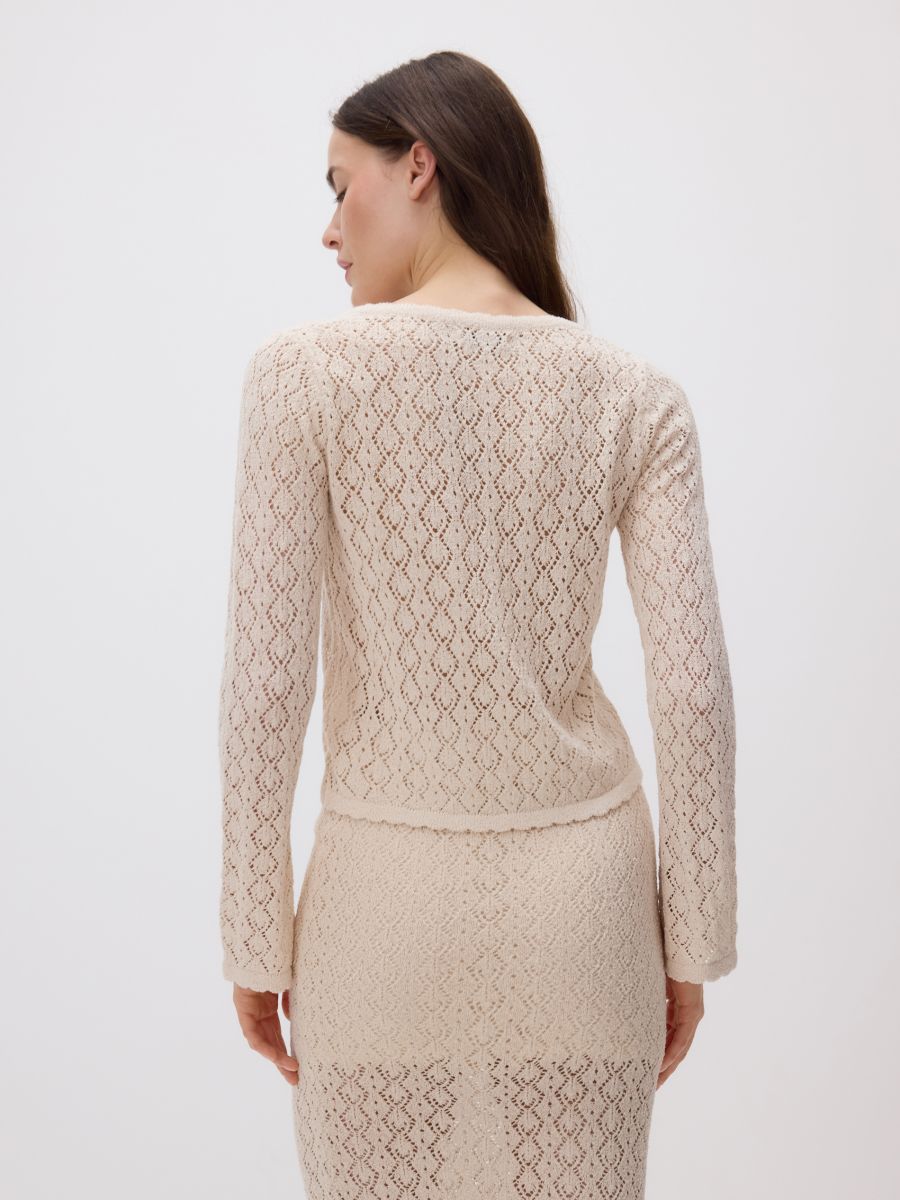 Openwork jumper - nude - RESERVED - 4
