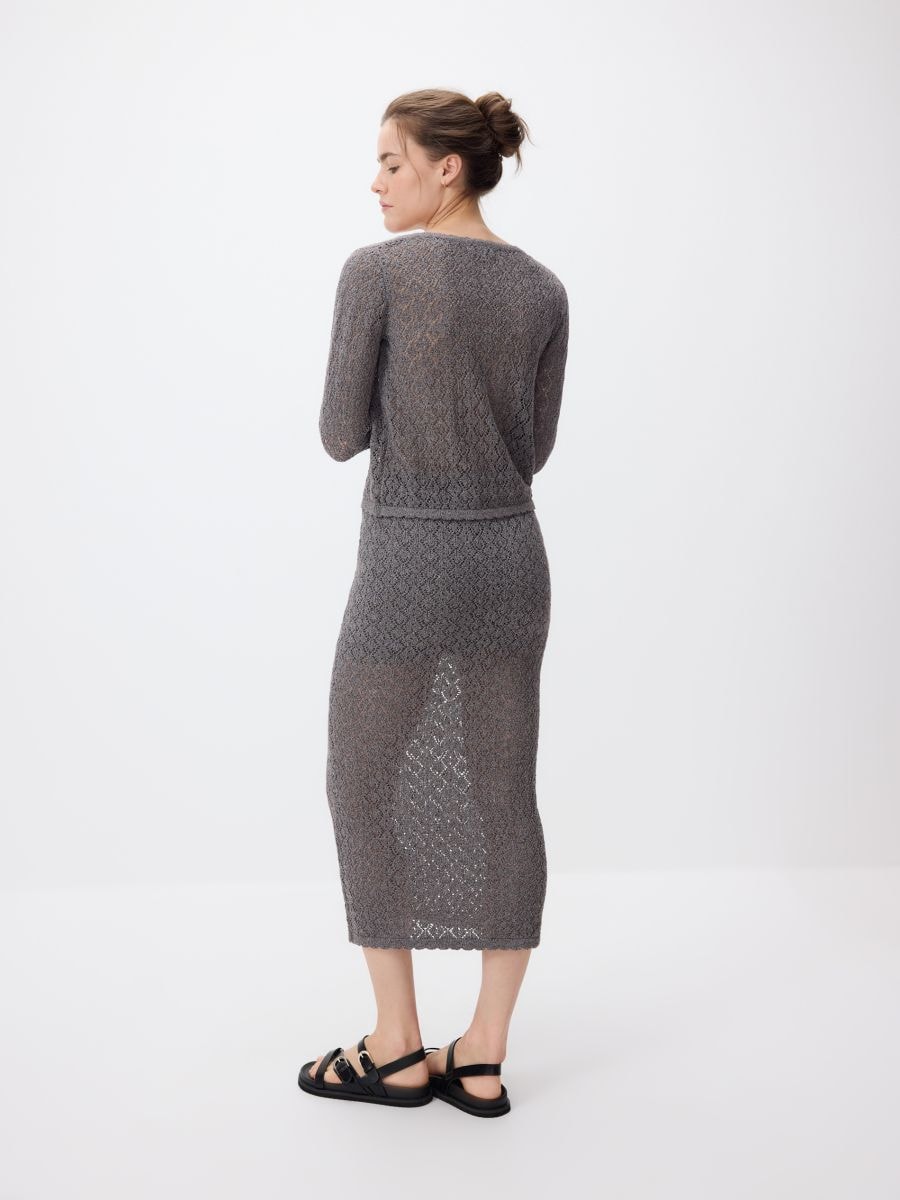 Openwork jumper - brown - RESERVED - 2