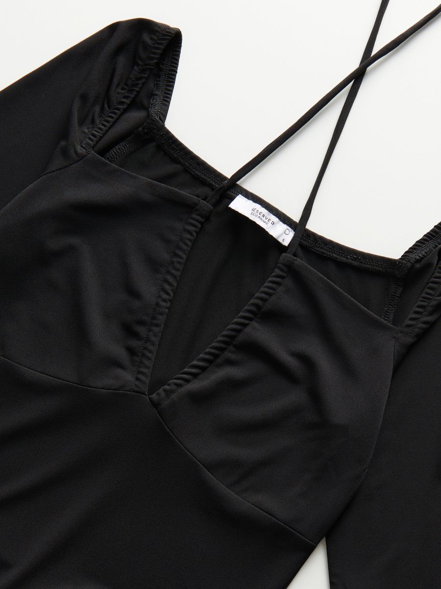 Jersey jumpsuit - black - RESERVED - 5