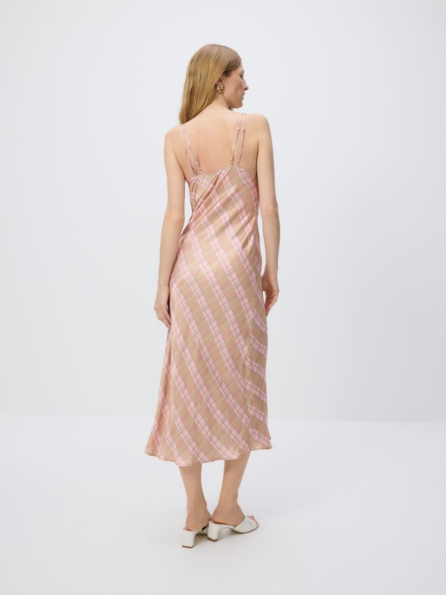Robe midi en viscose majoritaire - Multicolore - RESERVED - 7