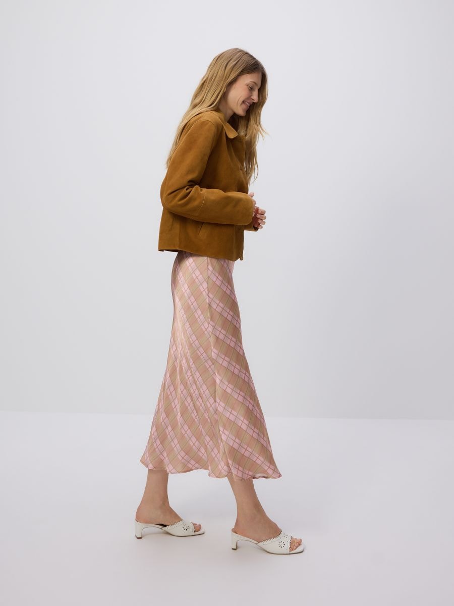 Viscose rich midi dress - multicolor - RESERVED - 3