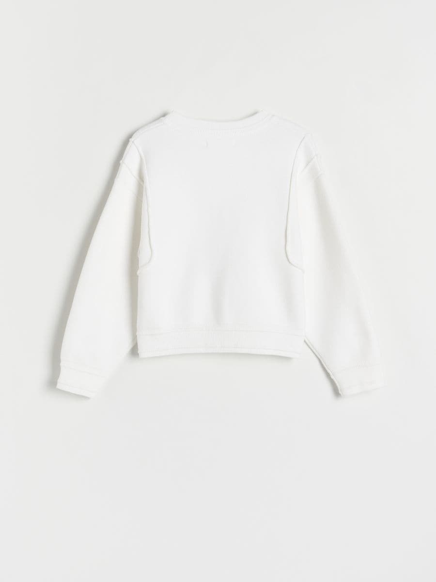 Viscose blend cardigan - cream - RESERVED - 4