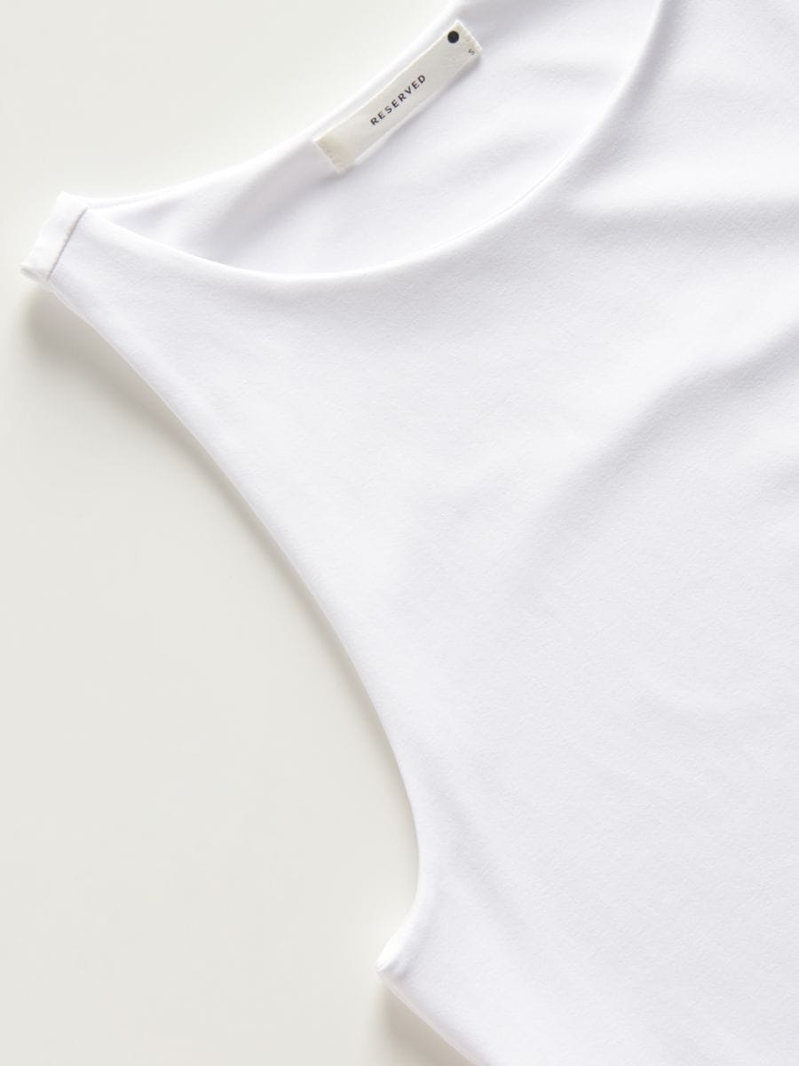 Plain bodysuit - white - RESERVED - 5