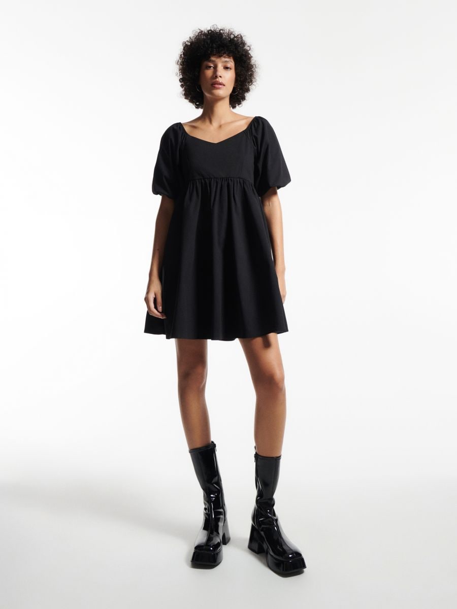 Mini-robe simple - Noir - RESERVED - 2