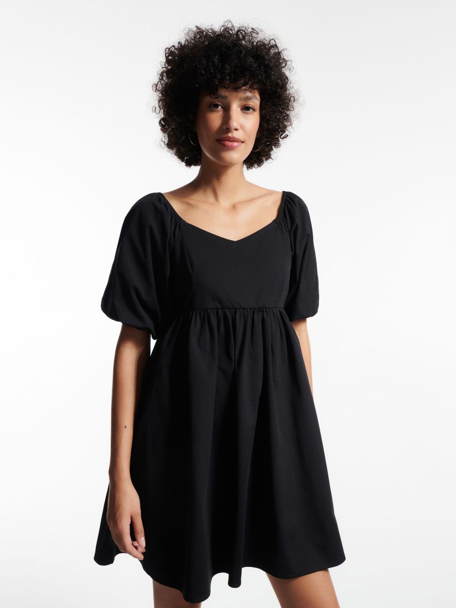 Mini-robe simple - Noir - RESERVED - 3