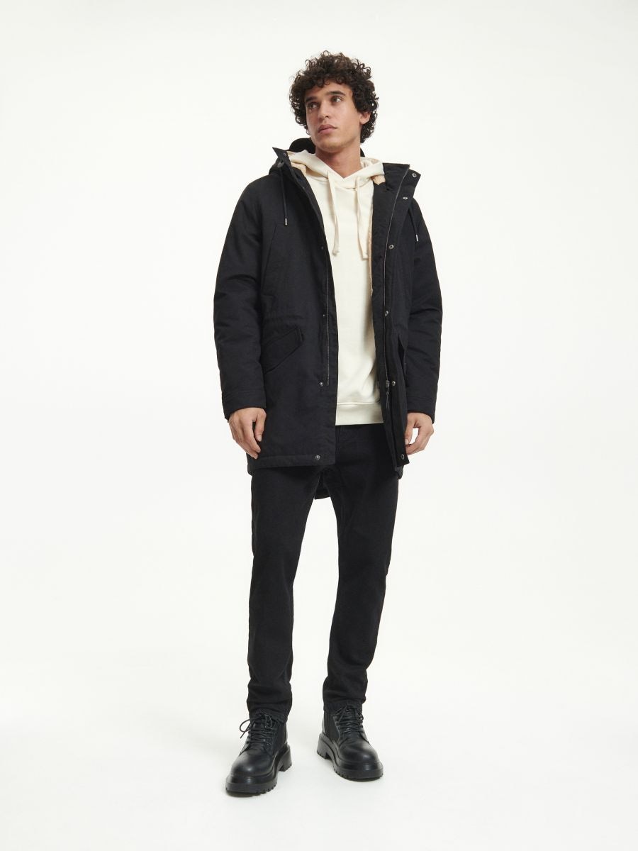 Hooded jacket Color black - RESERVED - 1173O-99X