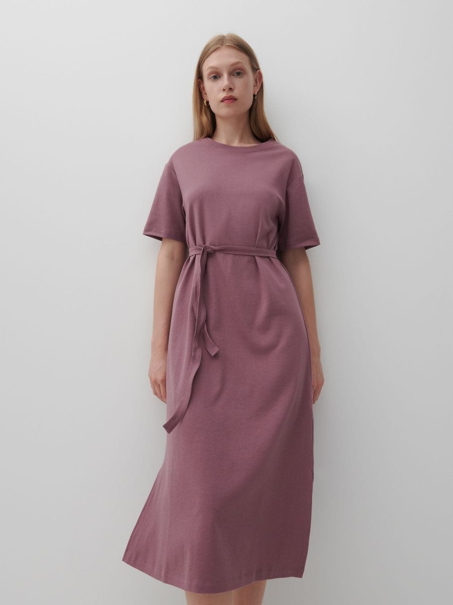 Dusty rose clearance t shirt dress