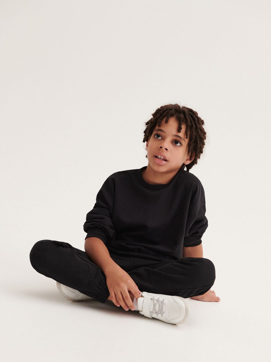 Sweat simple basic - Noir - RESERVED - 2