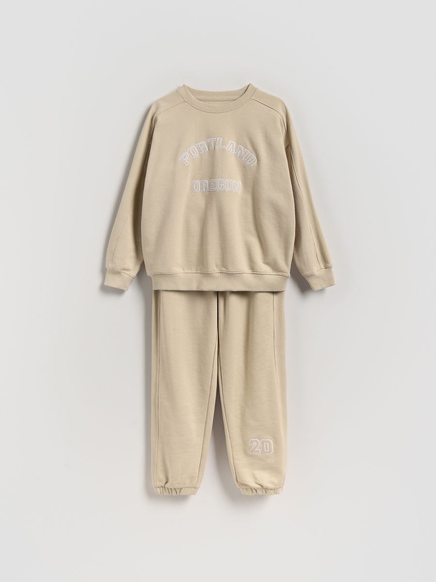 Cotton rich set - beige - RESERVED