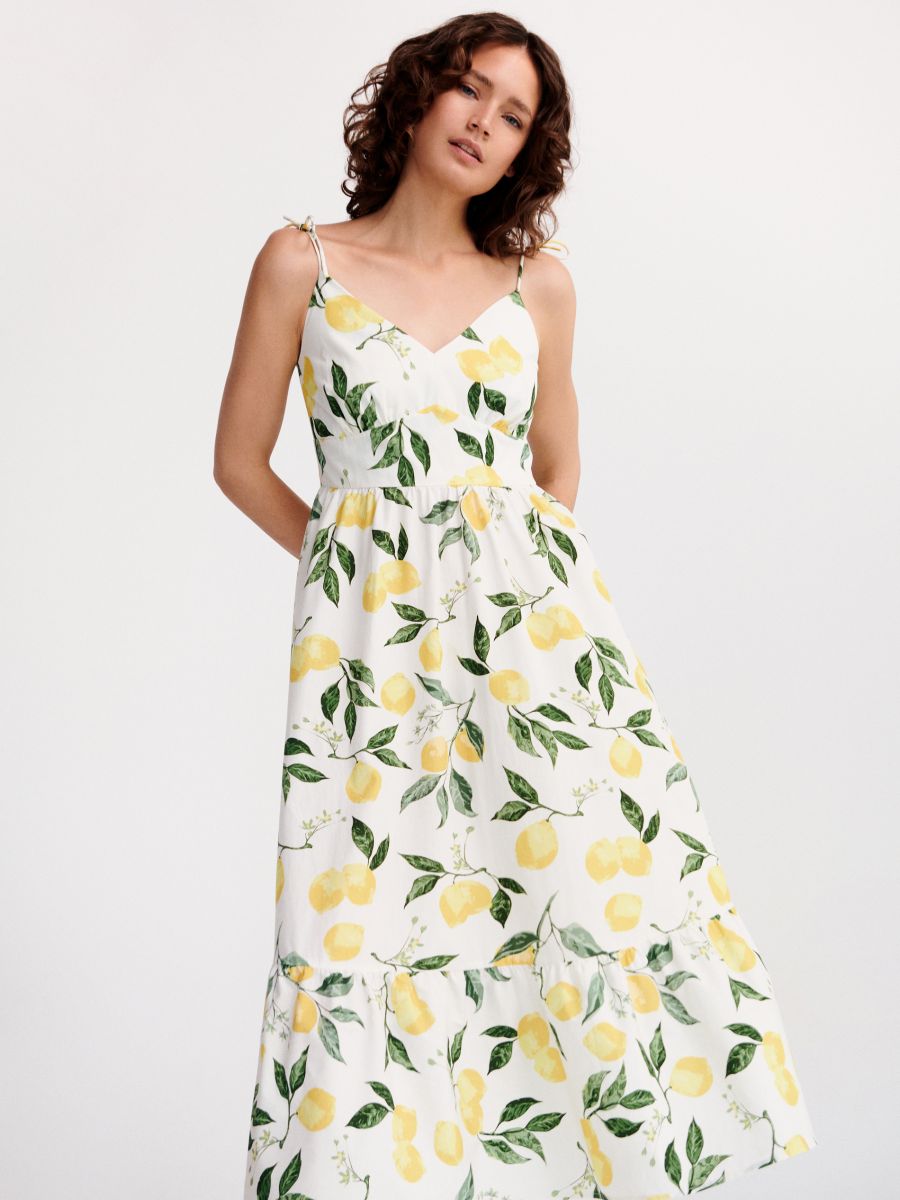 Patterned maxi dress - multicolor - RESERVED - 3