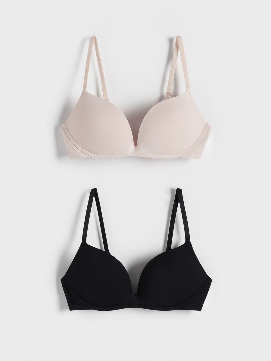 2er-Pack BHs mit starkem Push-up-Effekt - pastellrosa - RESERVED - 2