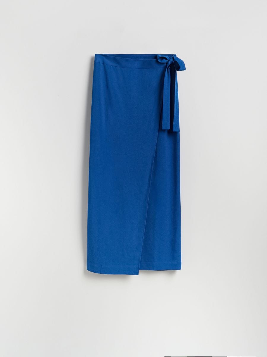LADIES` SKIRT - indigókék - RESERVED