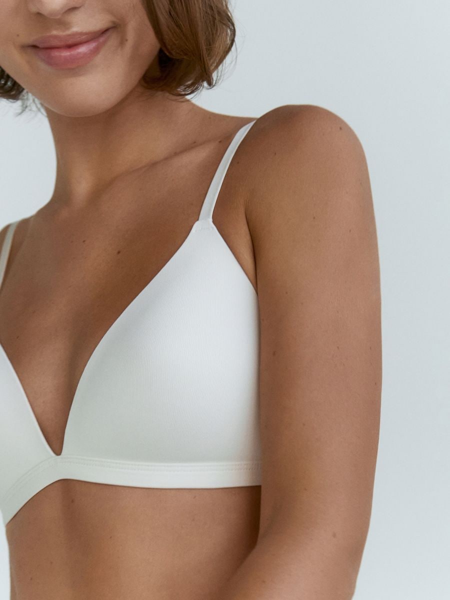 LADIES` BRASSIERE MULTI - cream - RESERVED - 3