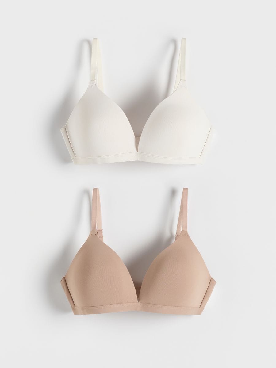 LADIES` BRASSIERE MULTI - cream - RESERVED - 2