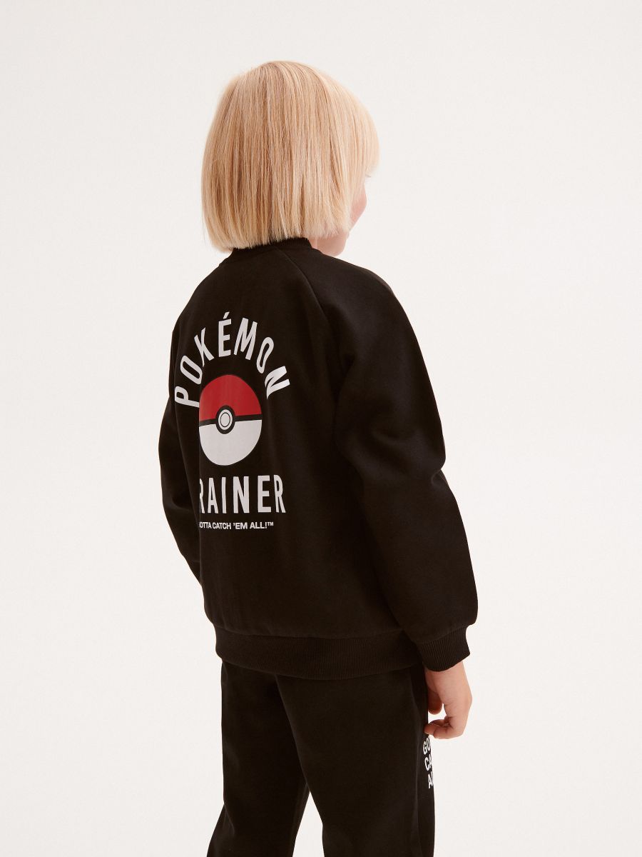 Bluza oversize Pokémon - czarny - RESERVED - 6
