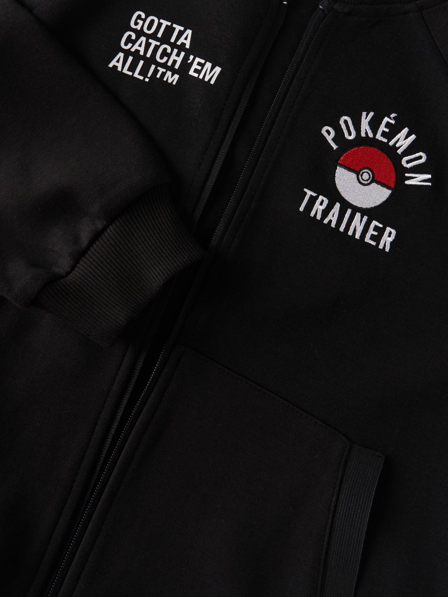 Bluza oversize Pokémon - czarny - RESERVED - 3