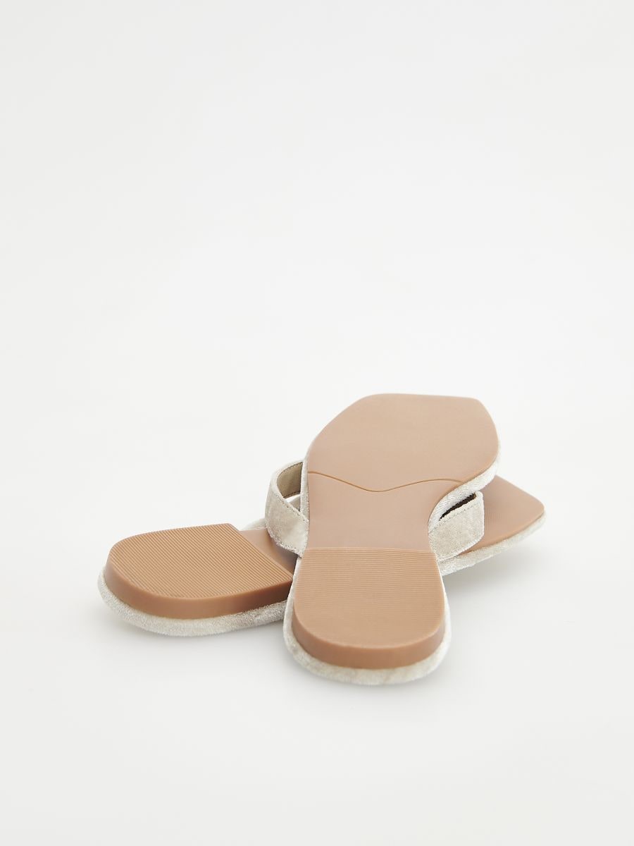 Flip flops - beige - RESERVED - 4