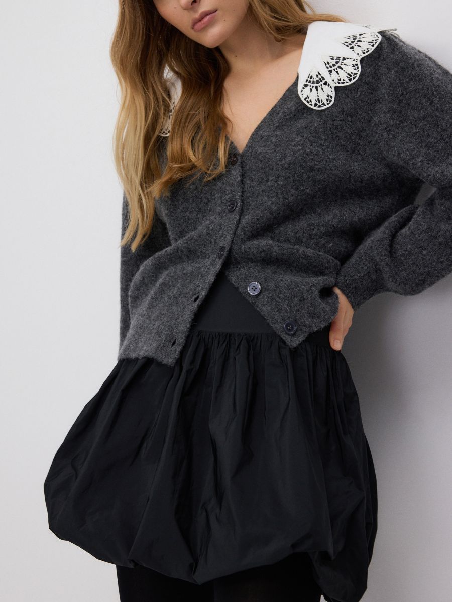 Mini bubble skirt - black - RESERVED - 3