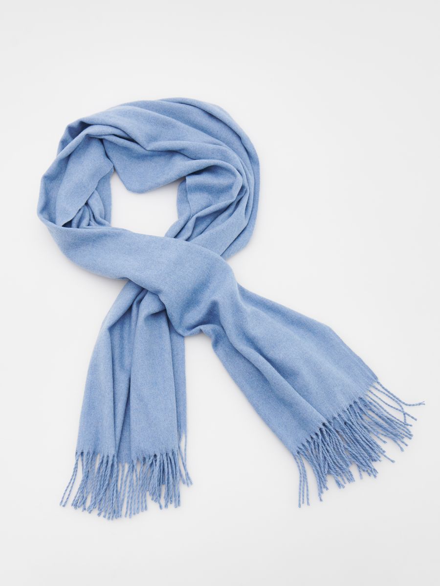 Plain scarf - blue - RESERVED - 2