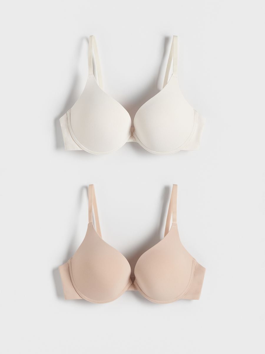 2er-Pack Push-up-BHs - creme - RESERVED - 2