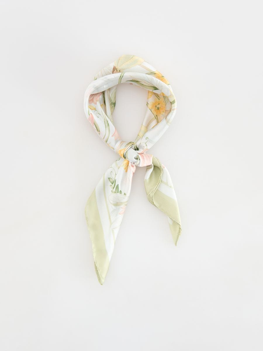 Patterned neckerchief - light grey - RESERVED - 3