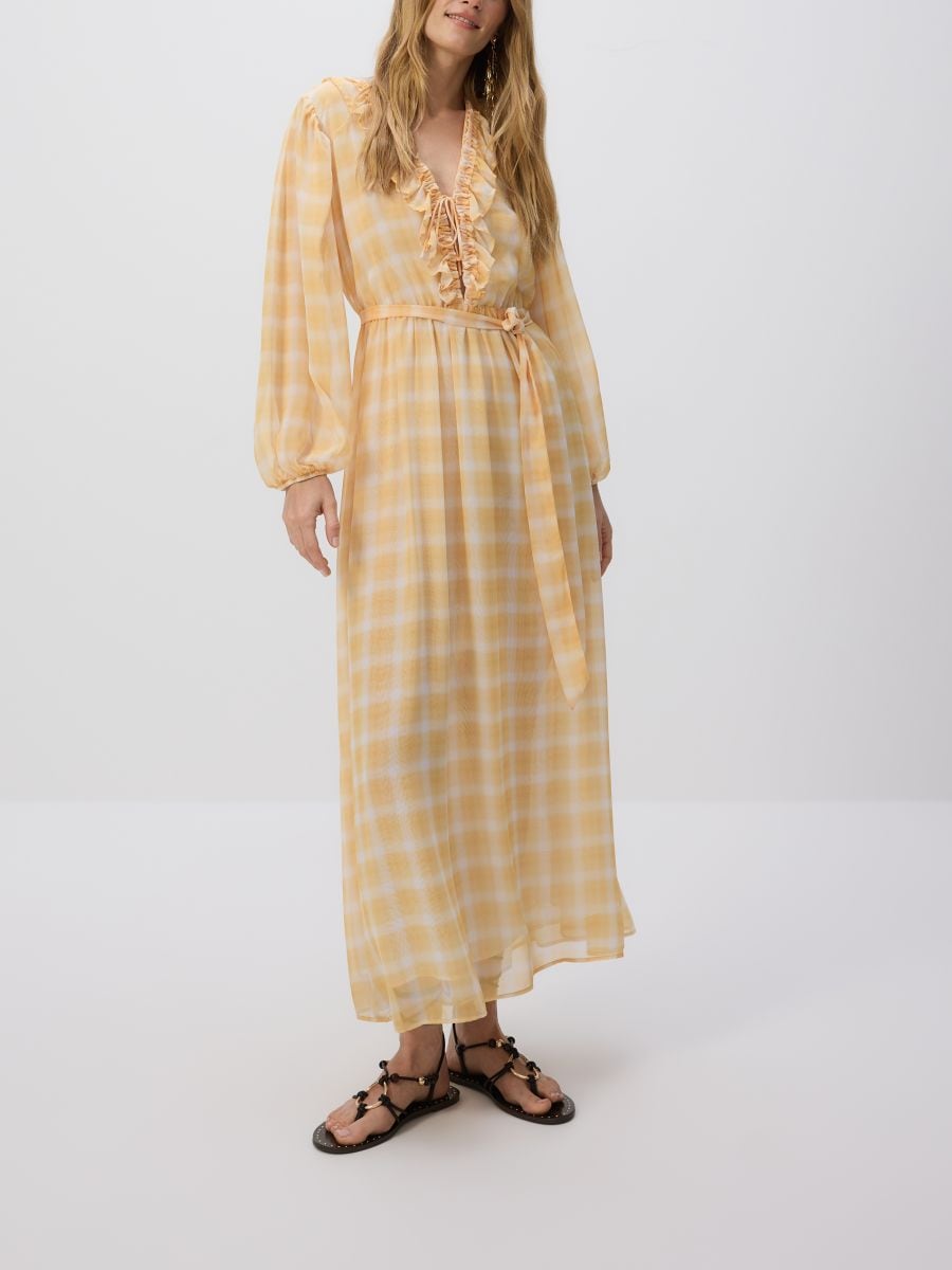 Check dress - multicolor - RESERVED - 3