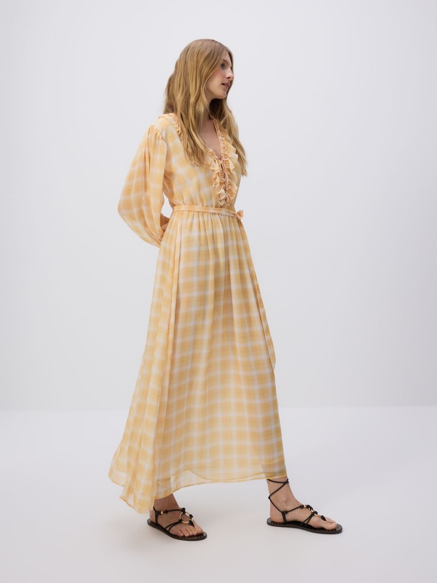 Check dress - multicolor - RESERVED - 4