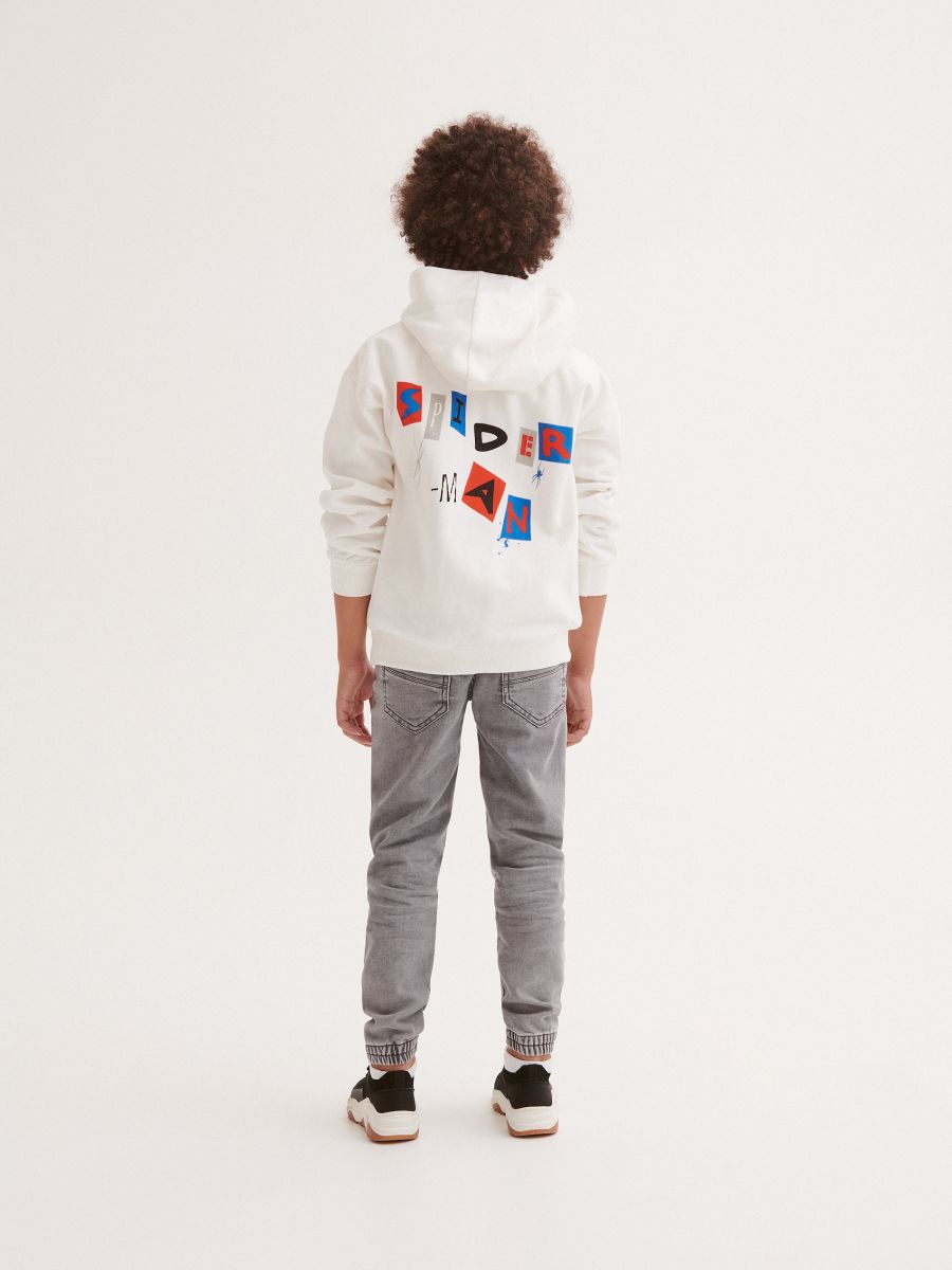 Spider-Man oversized hoodie - cream - RESERVED - 3