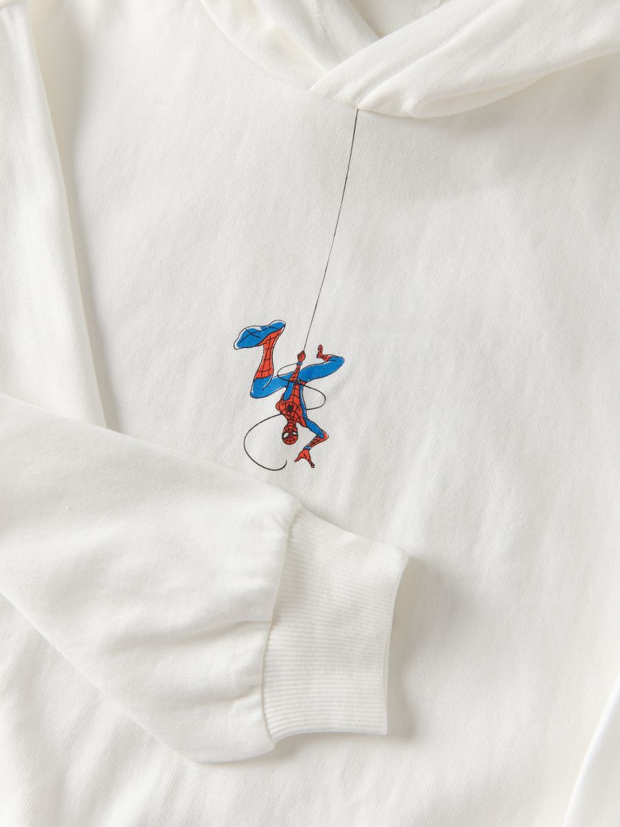 Spider-Man oversized hoodie - cream - RESERVED - 6