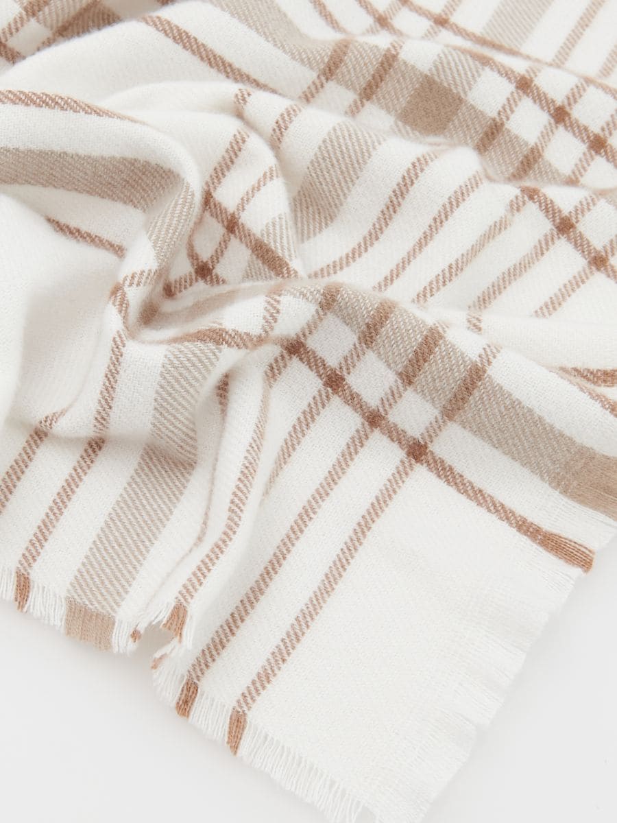 Check scarf - nude - RESERVED - 3