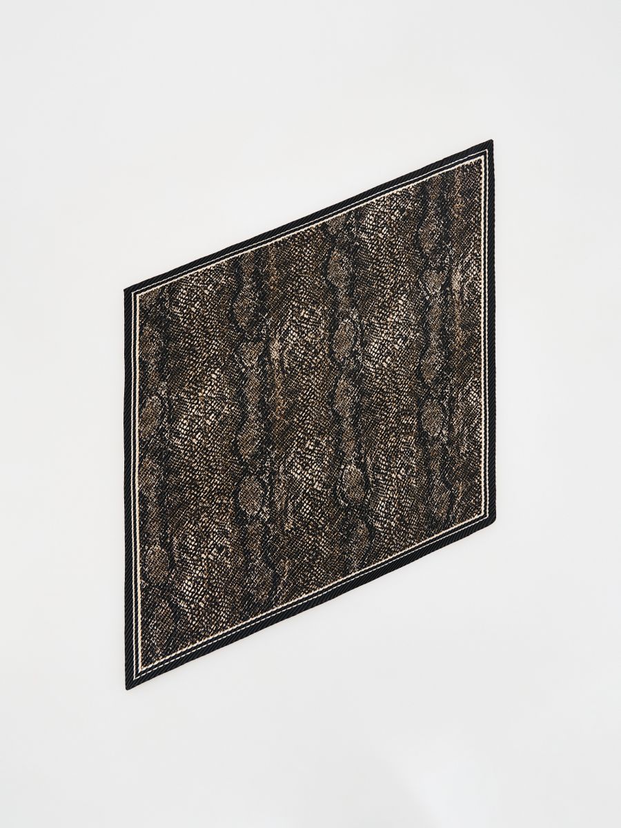 LADIES` SCARF - brown - RESERVED - 2