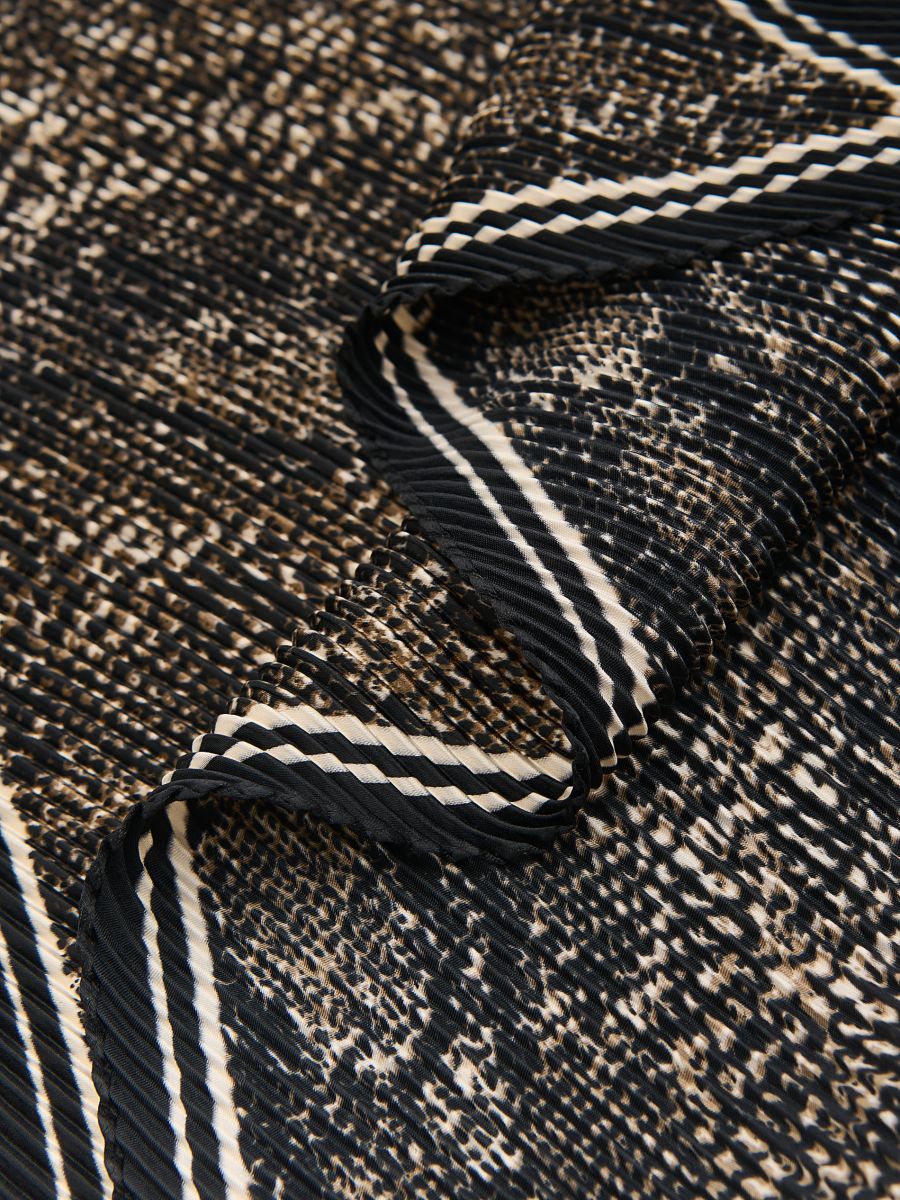 LADIES` SCARF - brown - RESERVED - 3