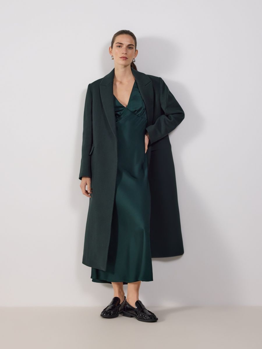Maxi dress - dark green - RESERVED