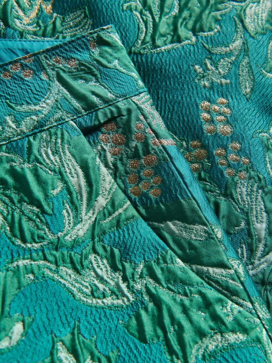 Original pattern cigarette trousers - multicolor - RESERVED - 6