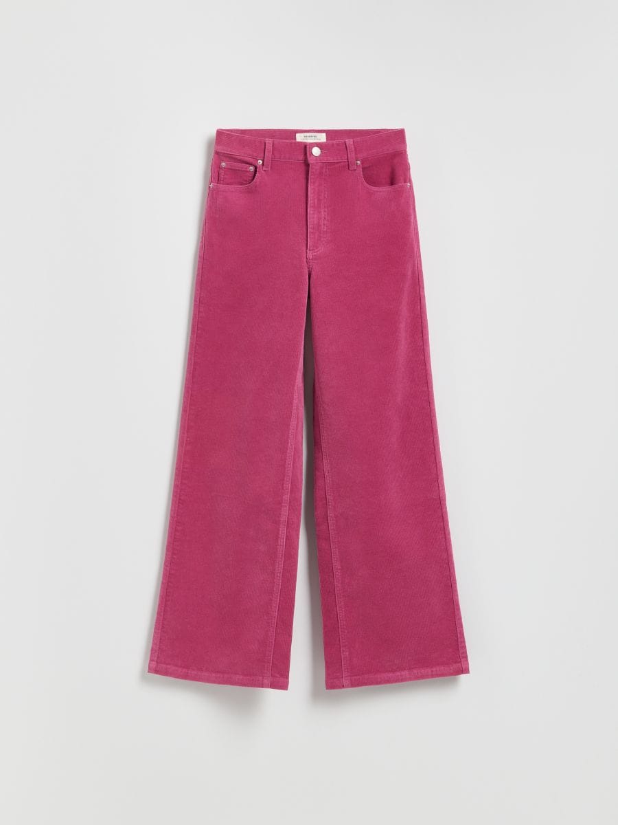 Corduroy trousers - orchid - RESERVED
