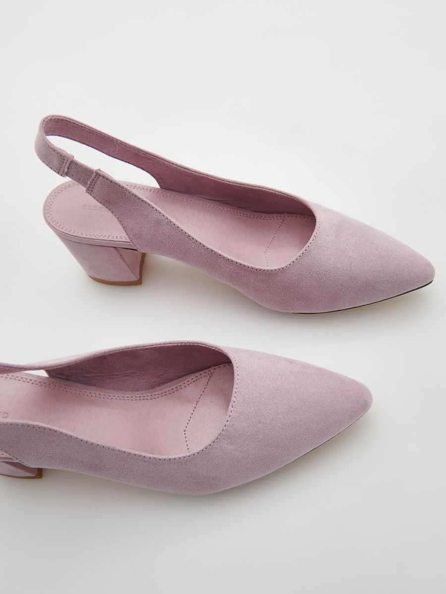 Block heel pumps - lavender - RESERVED - 2