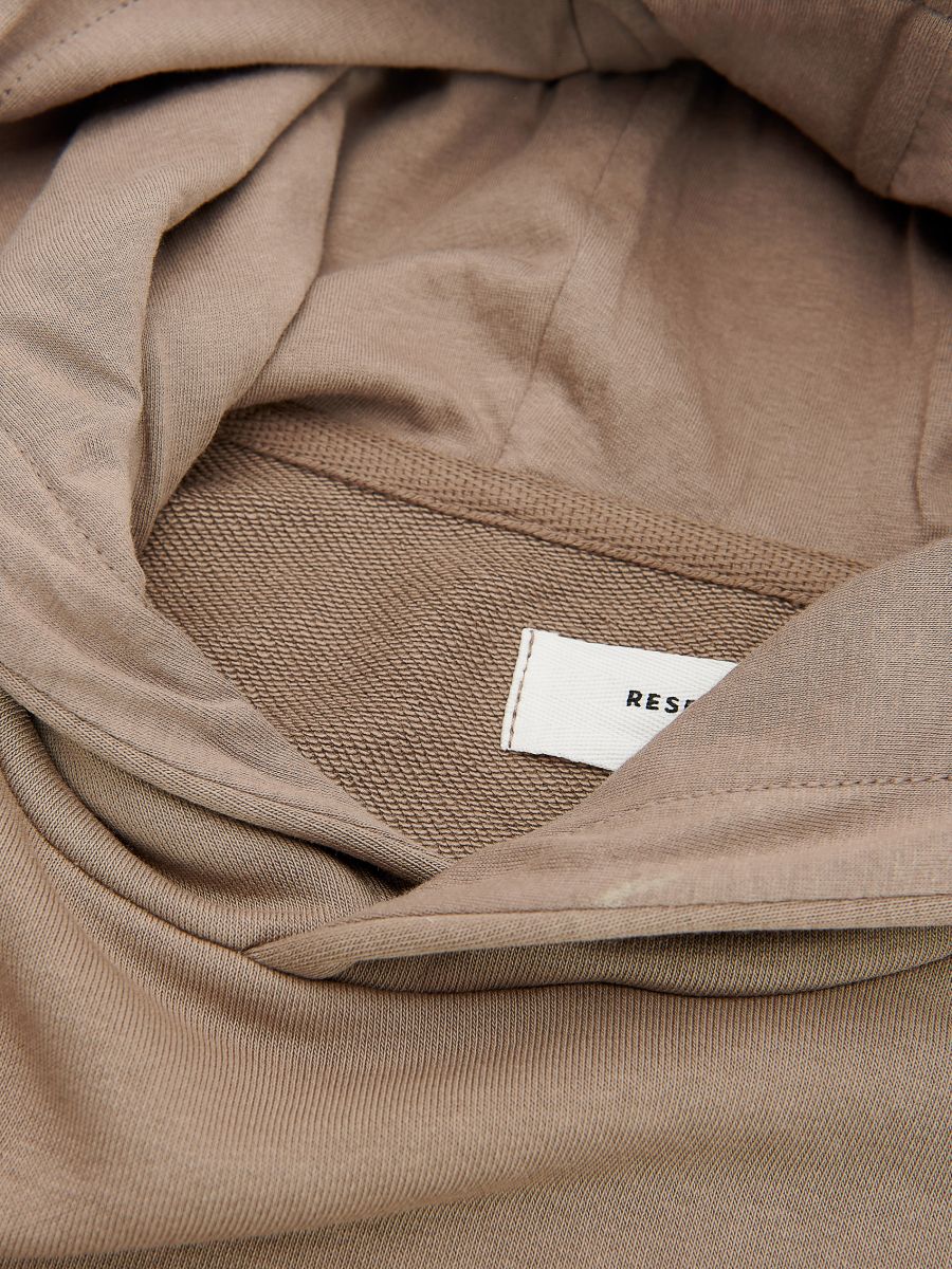Felpa oversize con cappuccio - marrone - RESERVED - 7